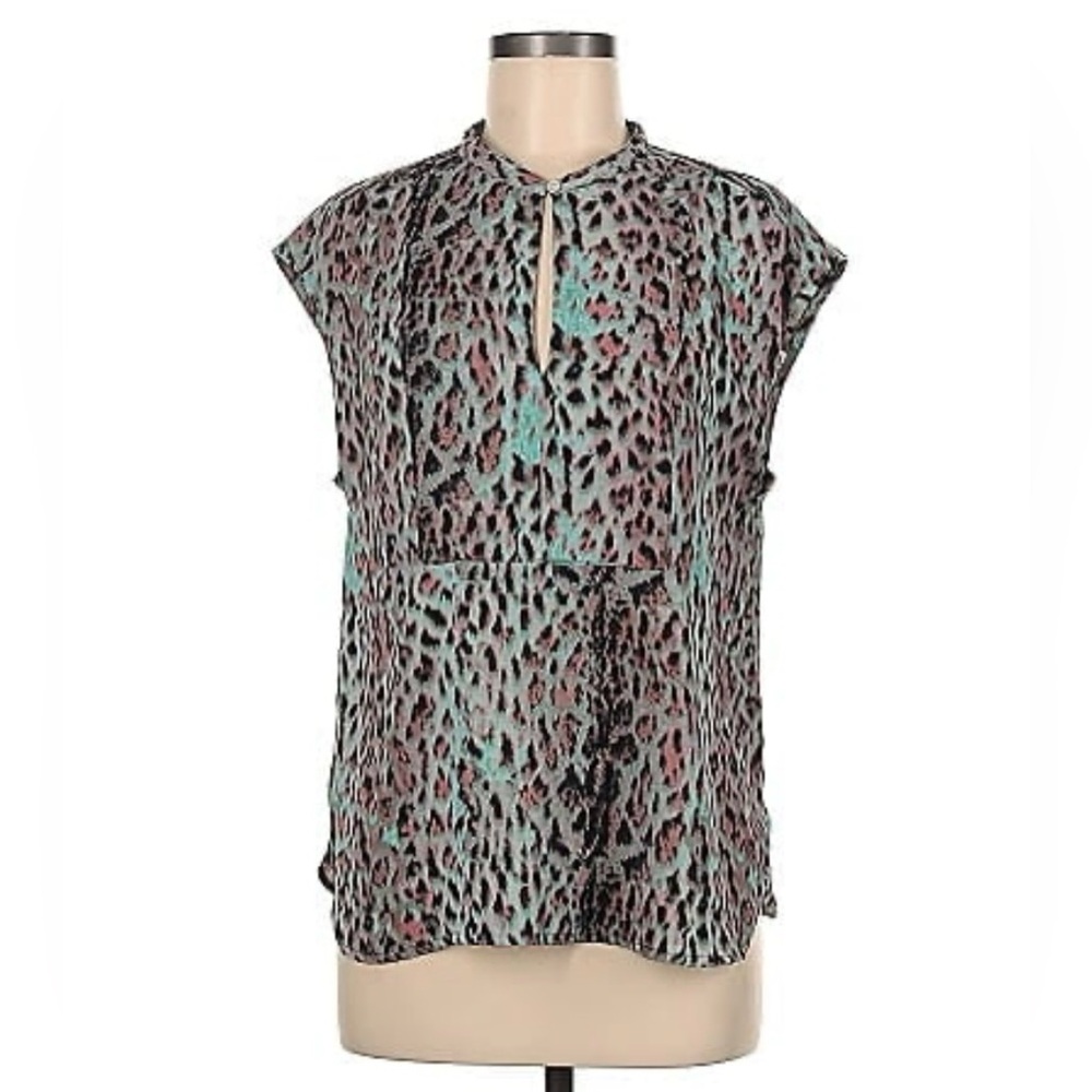 J.Crew Size XL Short Sleeve Blouse NWOT